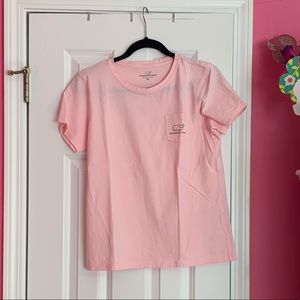 Pink Vineyard Vines short sleeved shirt